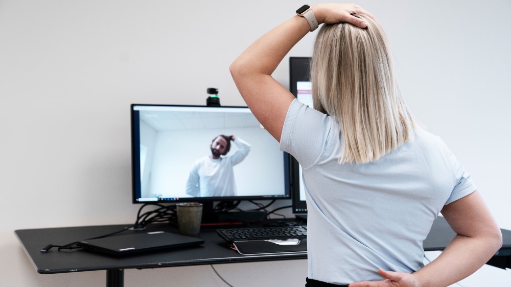 Billede til nyheden Få hjælp med Online Fysioterapi i din sundhedsordning